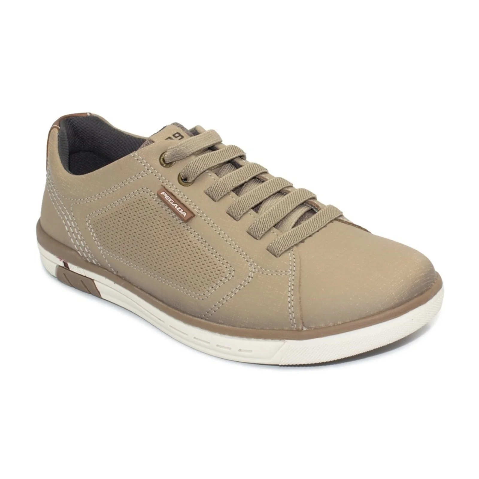 SAPAT�NIS PEGADA MASCULINO EM COURO 119312 - Conhaque