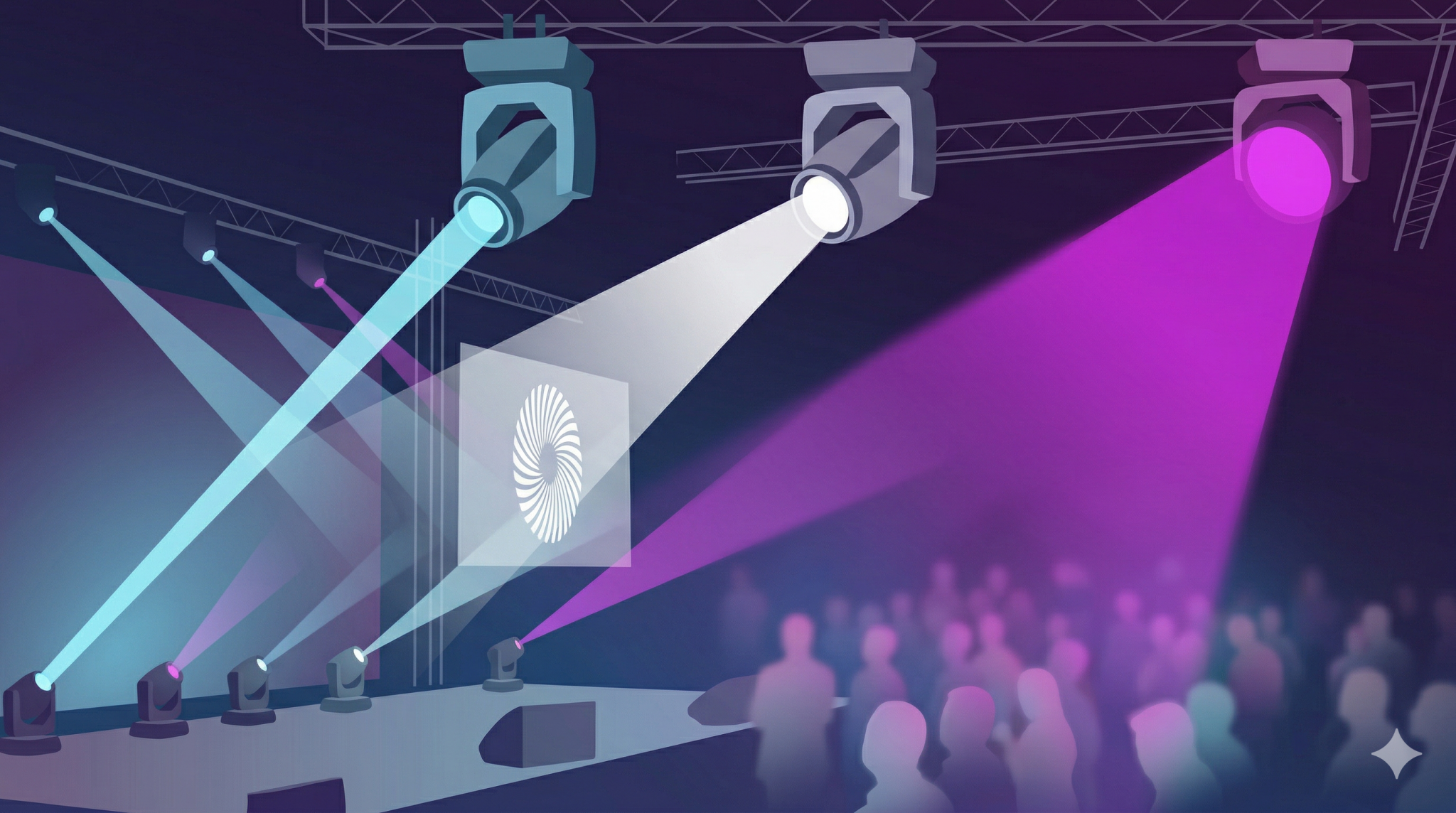 Moving Head Beam, Spot e Wash: qual escolher para o seu evento corporativo?