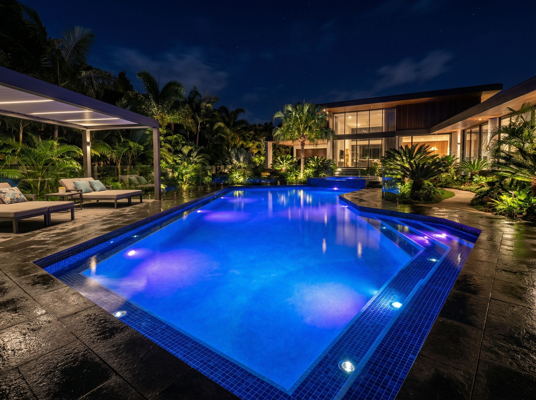 Ilumina��o para Piscina