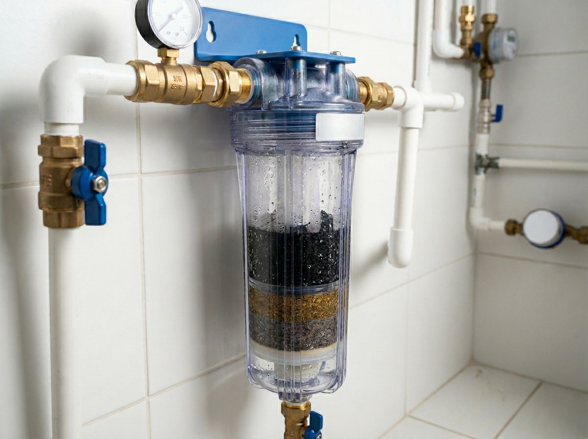 Filtro Central de �gua para Resid�ncias