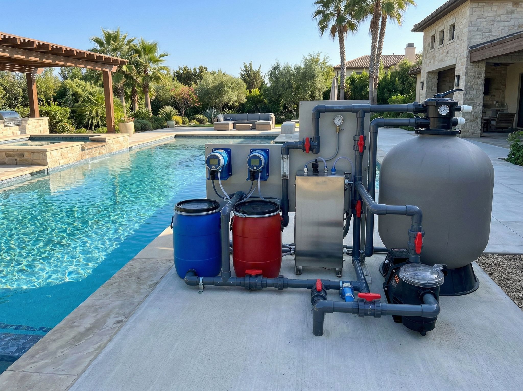 Filtragem e Tratamento de Piscina