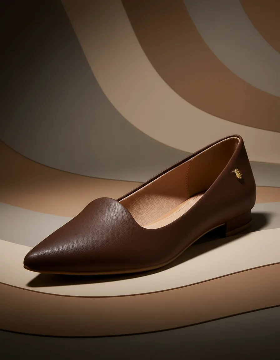 Sapatilha Vizzano Sapato Casual Bico Fino cod.1206.261.7286 Feminino - Chocolate