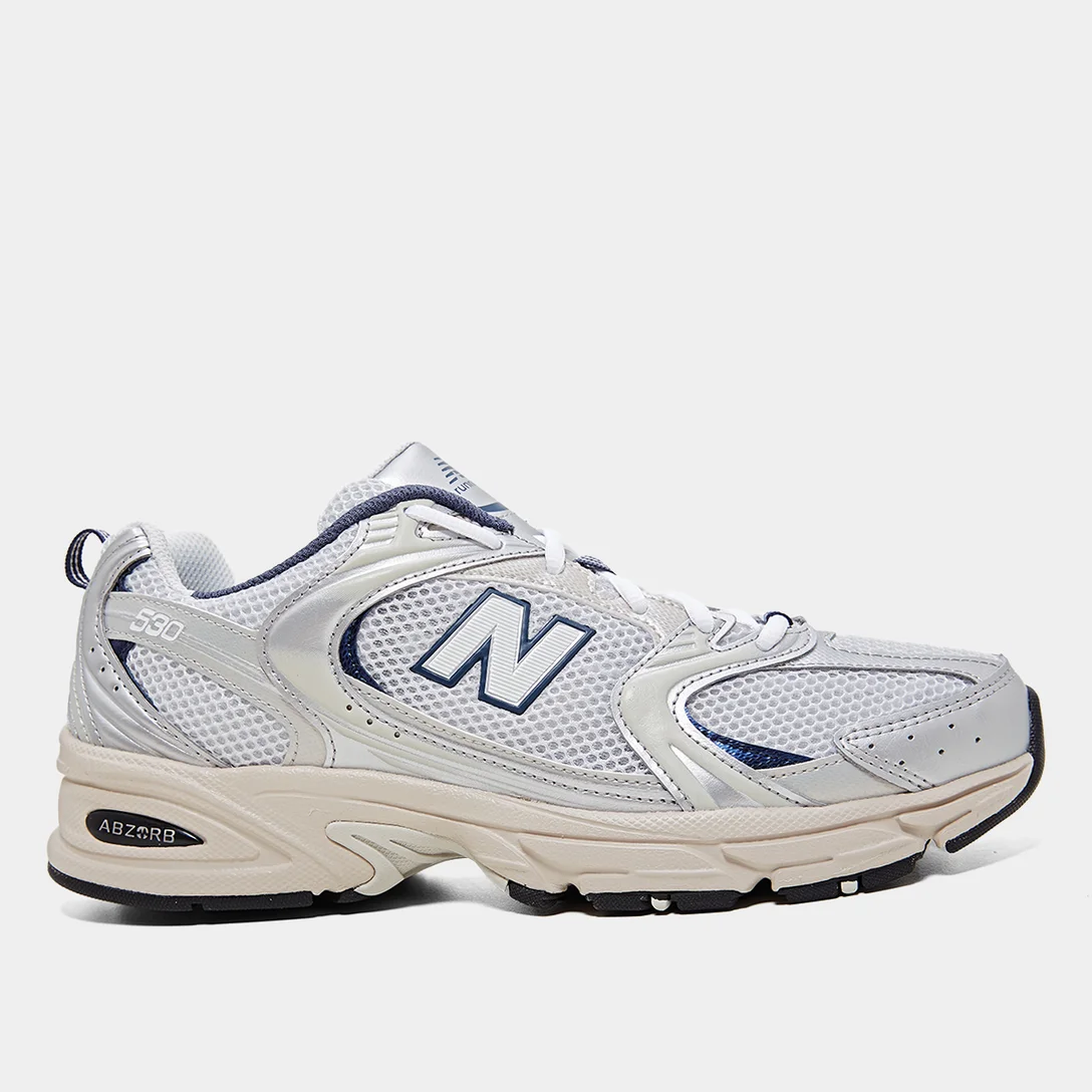T�nis New Balance 530 - Branco Marinho