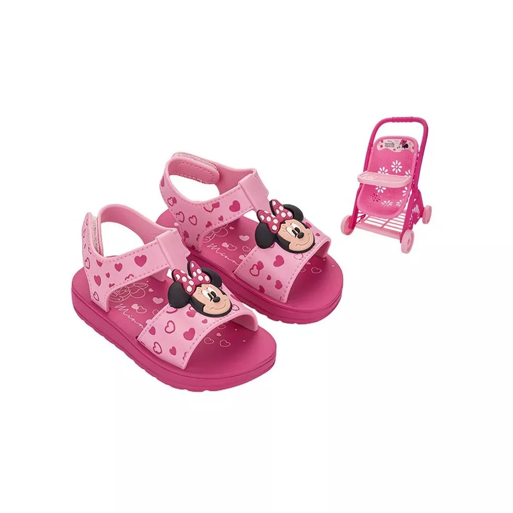 Sandalia Baby Disney Time 23345 - Rosa/ Rosa