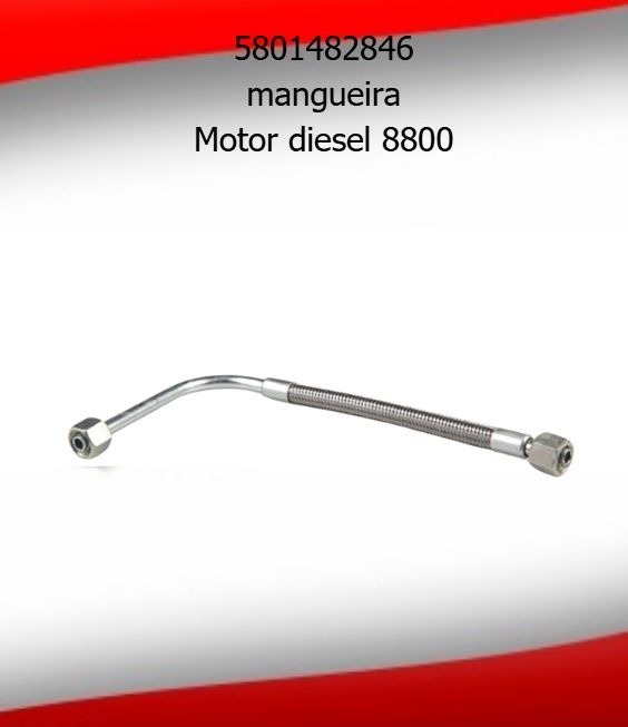Mangueiras motor diese case 8800